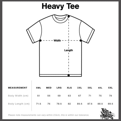 MENS FREE MARS - 3MARS SEPTEMBER DROP - MENS HEAVY TEES 5080