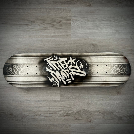 FREE MARS CUSTOM PAINTED SKATEBOARD DECK